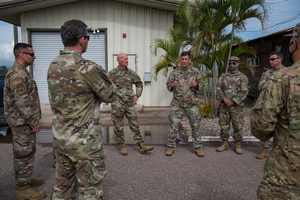 AFSOUTH Commander visits 612th ABS at Soto Cano AB, Honduras