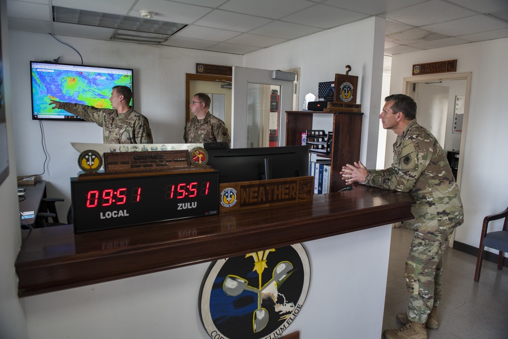 AFSOUTH Commander visits 612th ABS at Soto Cano AB, Honduras