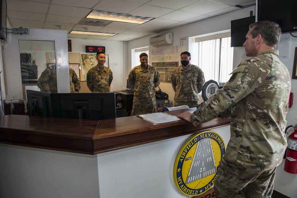 AFSOUTH Commander visits 612th ABS at Soto Cano AB, Honduras