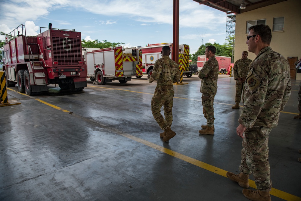 AFSOUTH Commander visits 612th ABS at Soto Cano AB, Honduras