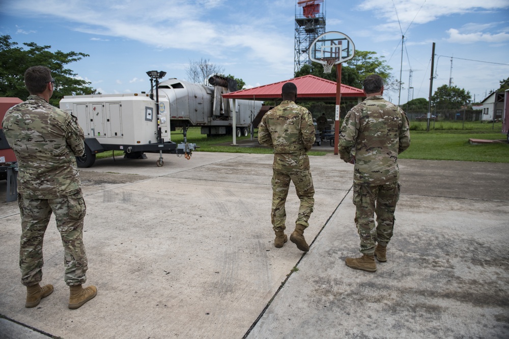 AFSOUTH Commander visits 612th ABS at Soto Cano AB, Honduras