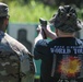 Former and current Rakkasans participate in live firing range