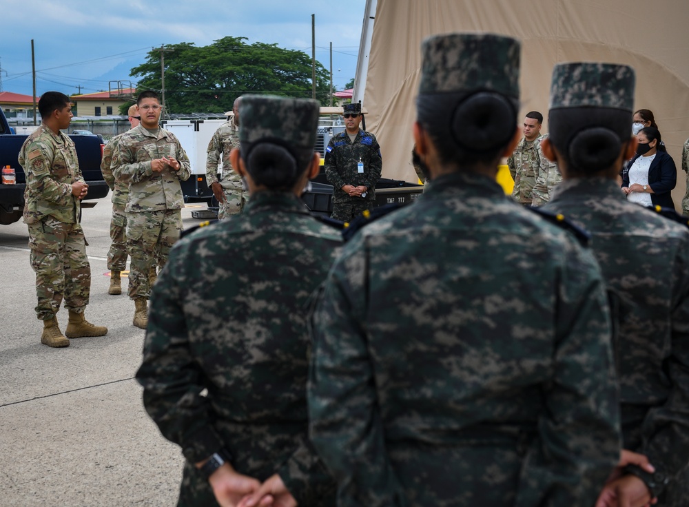 Honduran Air Force maintainers attend 612th ABS partnerships building event