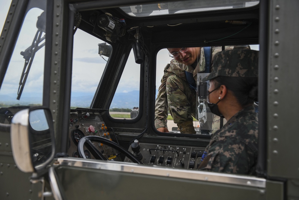 Honduran Air Force maintainers attend 612th ABS partnerships building event