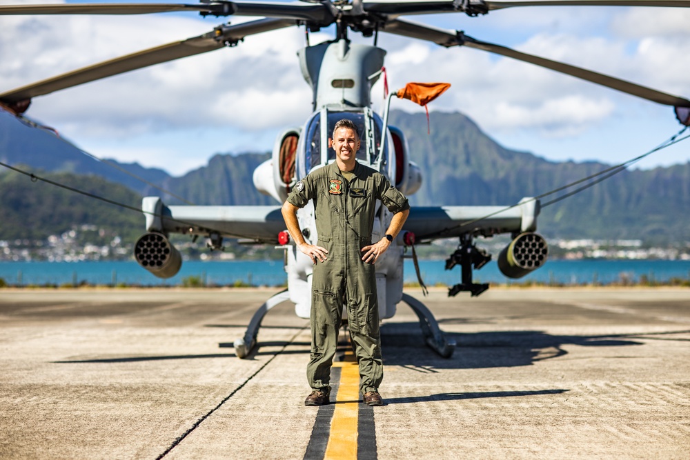 HMLA-367 Pilot Capt. Joshua Hazeldean Wins 2021 Marine Aviator of the Year