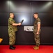 U.S. Marine awarded by JGSDF Major General Tarumi