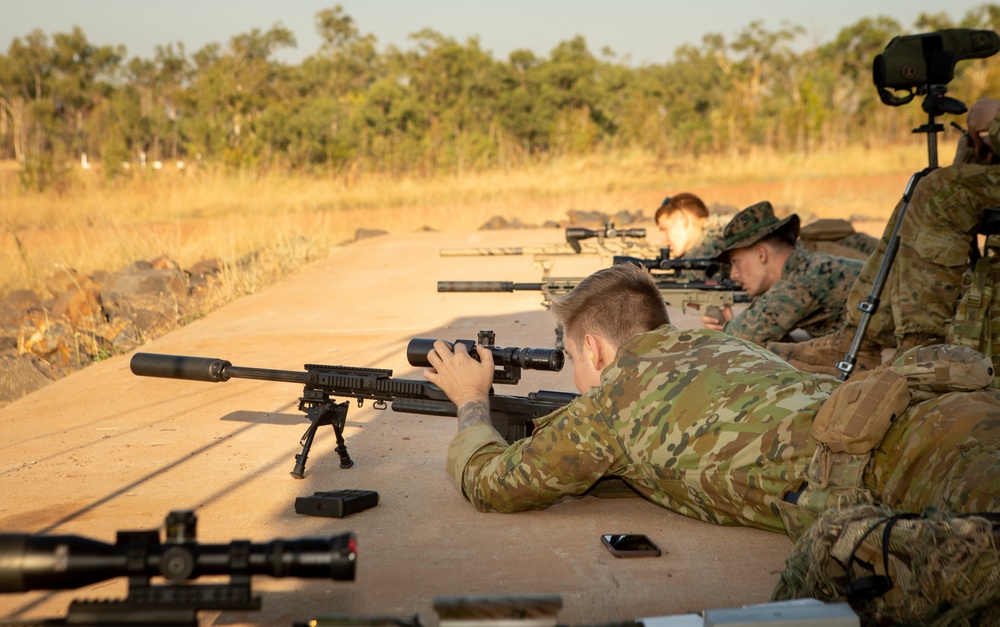 Exercise Southern Jackaroo: sniper range