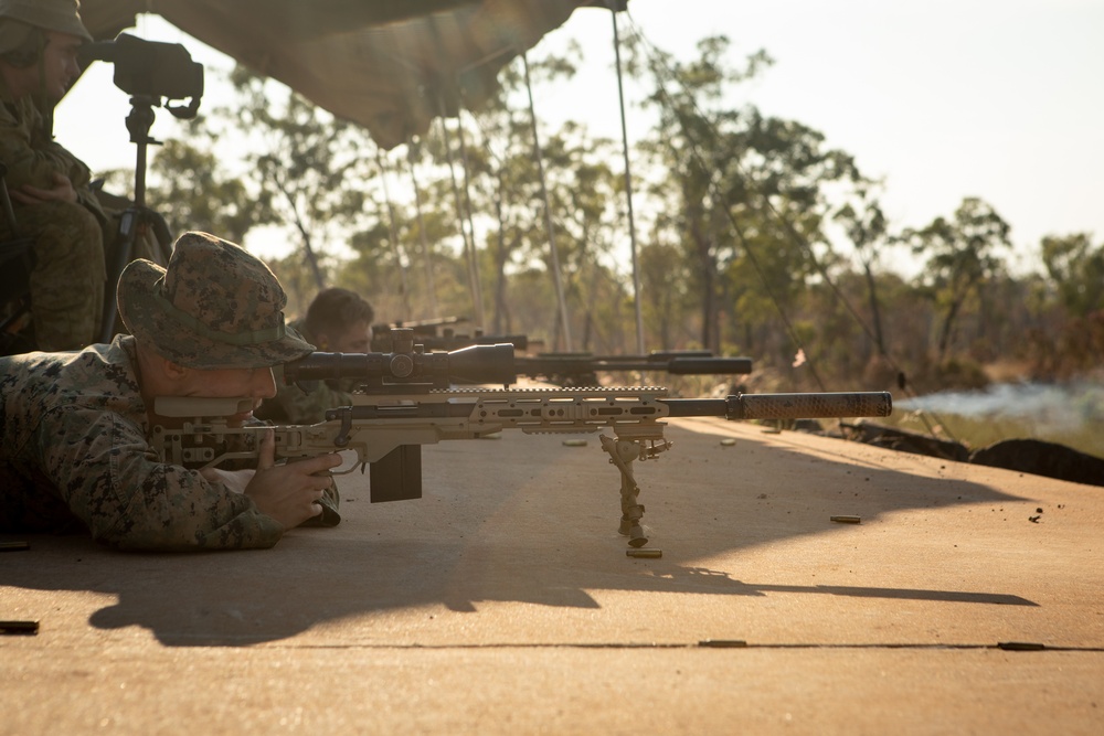 Exercise Southern Jackaroo: sniper range