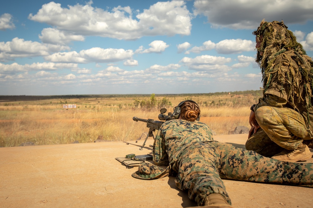 Exercise Southern Jackaroo: sniper range