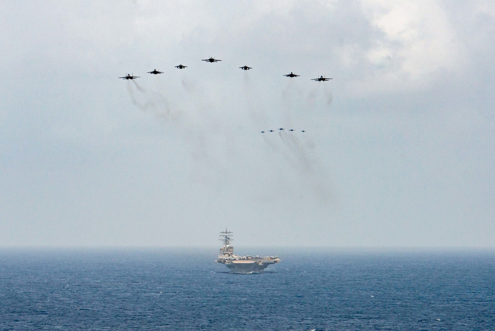 USS Roald Reagan (CVN 76) Joint Operations with Indian Air Force