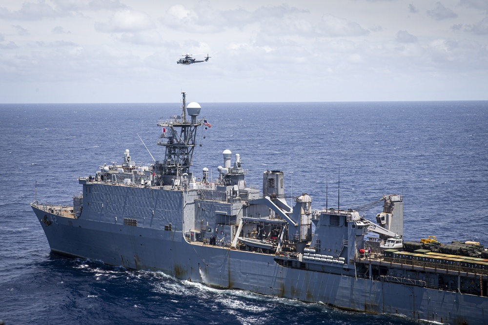 U.S. Marines conduct a Maritime Interdiction Operation training exercise aboard USS Germantown