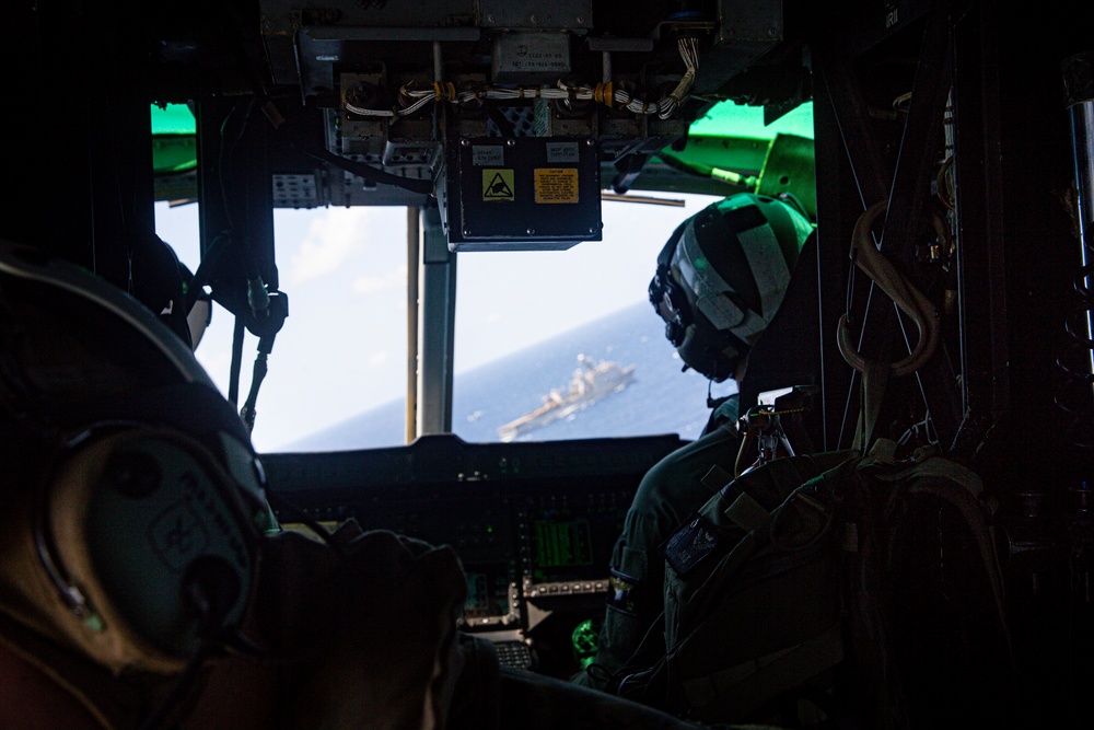 U.S. Marines conduct a Maritime Interdiction Operation training exercise aboard USS Germantown