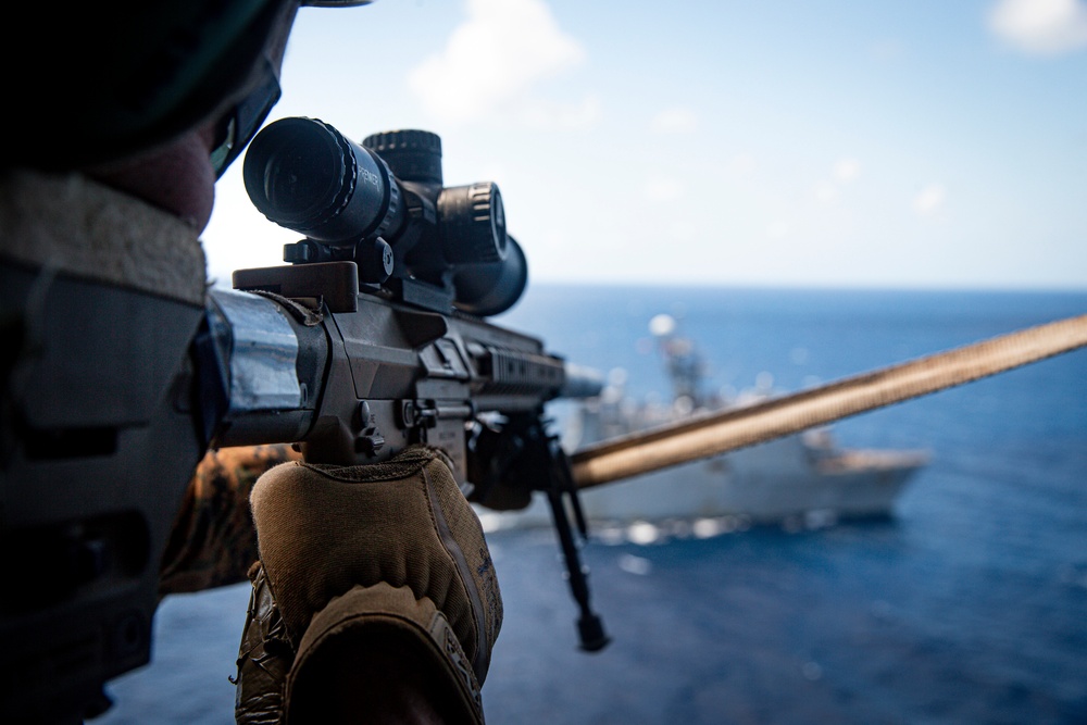 U.S. Marines conduct a Maritime Interdiction Operation training exercise aboard USS Germantown