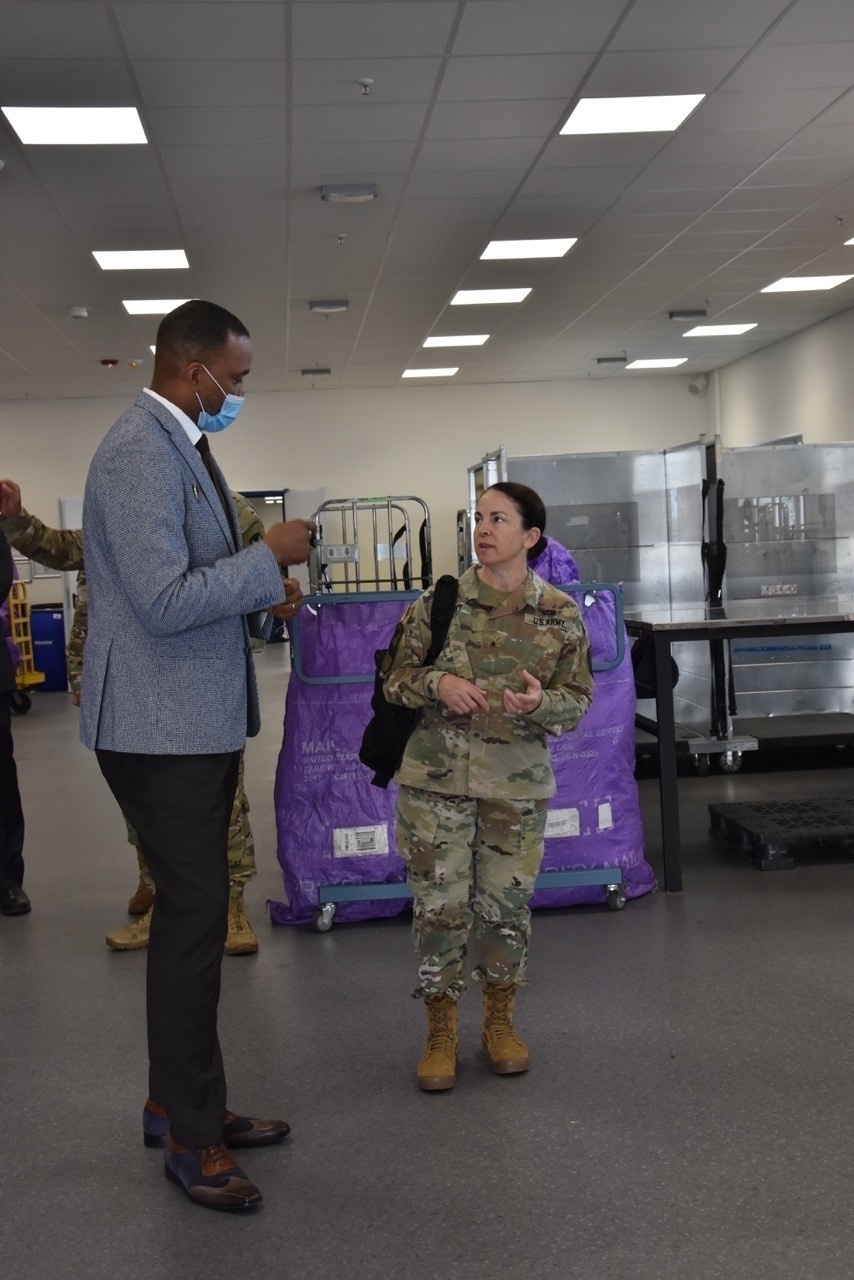 The Army Adjutant Visits Wiesbaden community