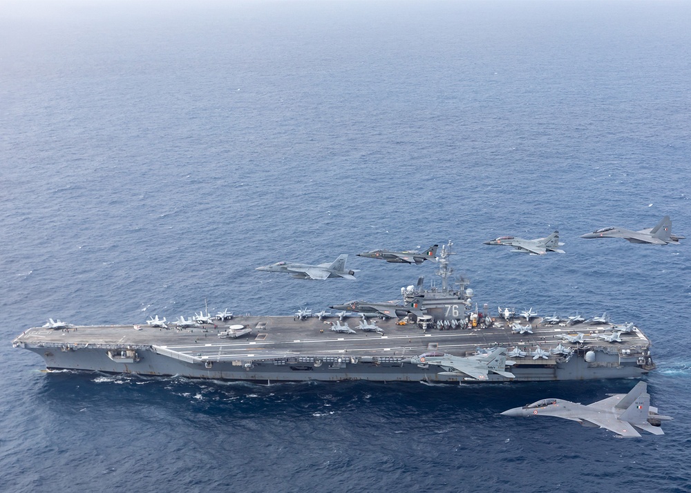 USS Ronald Reagan (CVN 76) Joint Operations with Indian Air Force