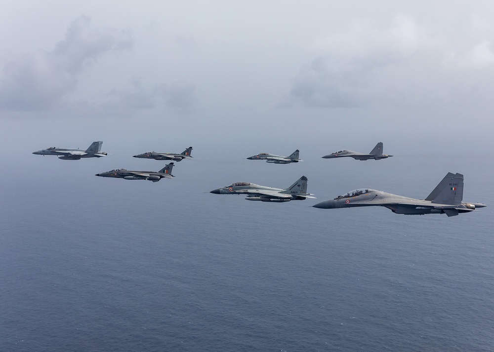 USS Ronald Reagan (CVN 76) Joint Operations with Indian Air Force