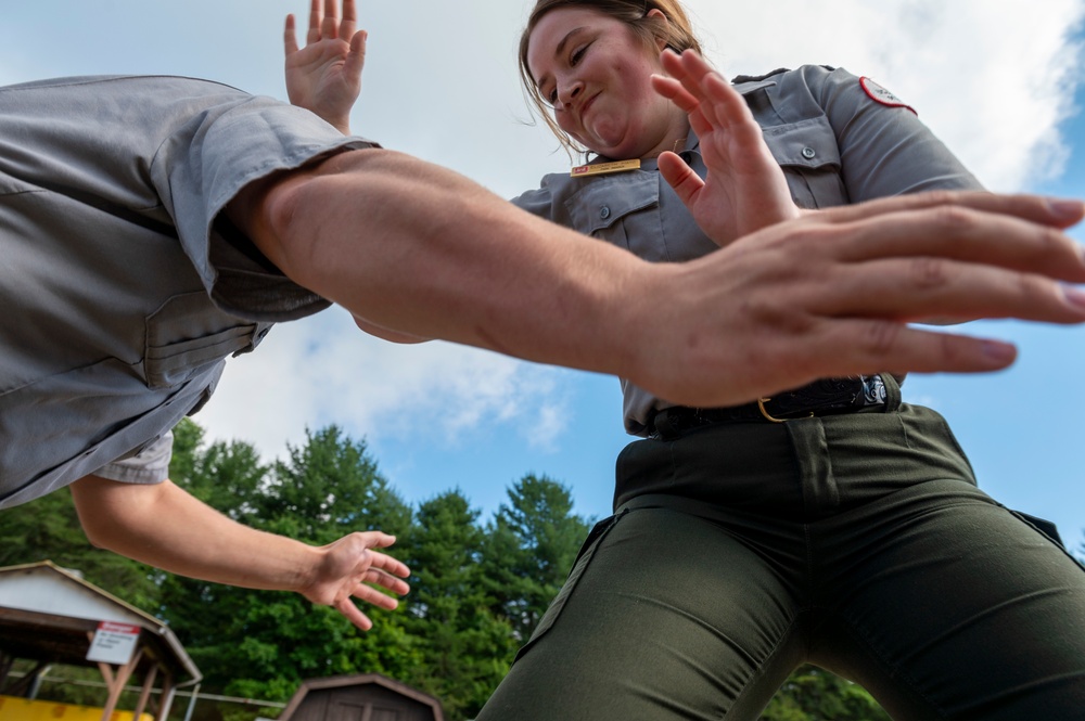 Park Rangers endure SPEARs and pepper spray to earn ranger badge