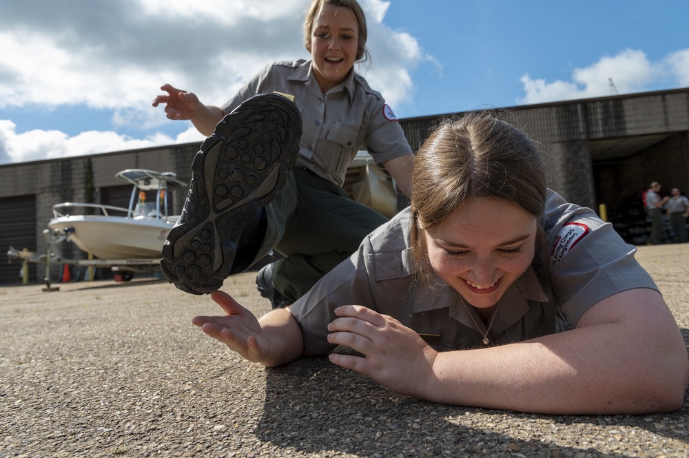 Park Rangers receive training to earn badge