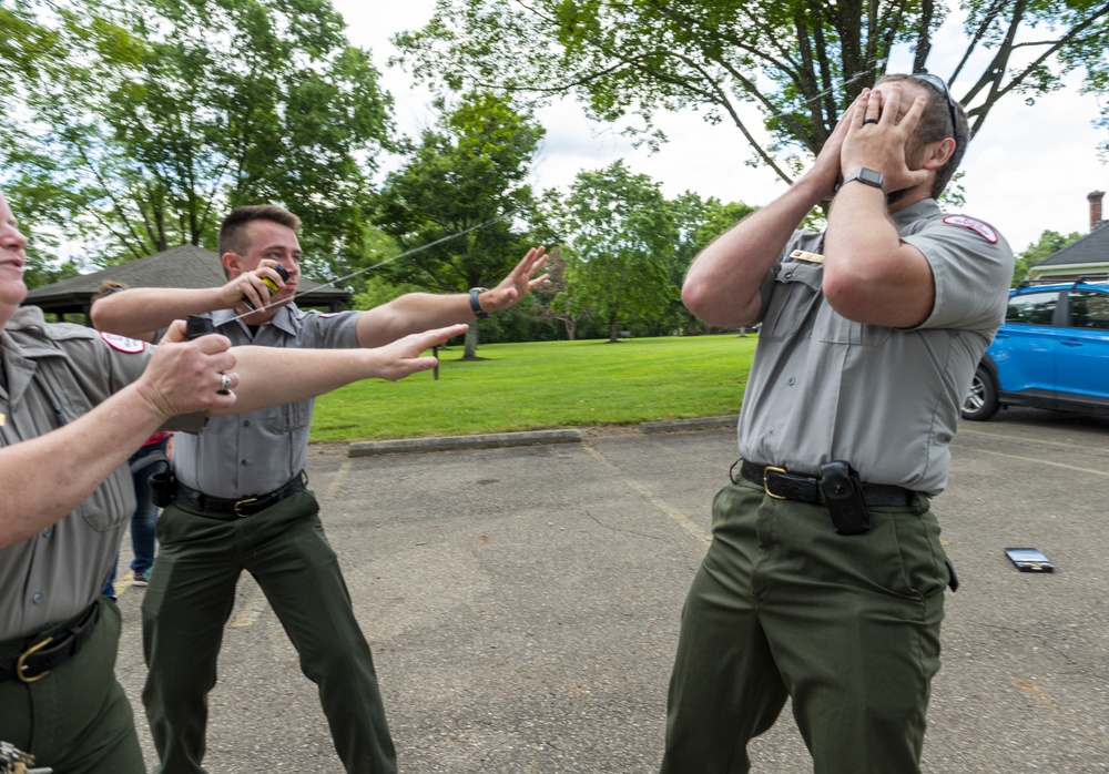 Park Rangers endure SPEARs and pepper spray to earn ranger badge