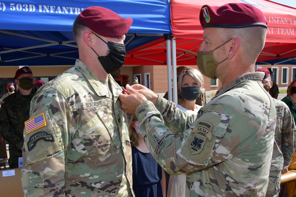 173rd Airborne Brigade Change of Command Ceremony, June 24, 2021