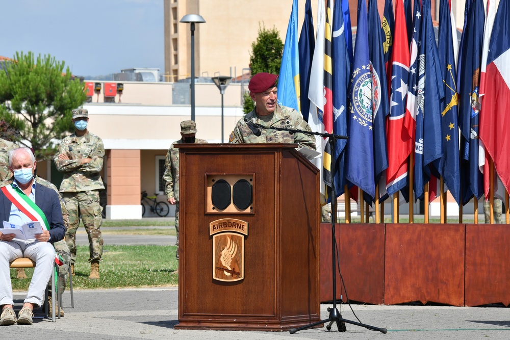 173rd Airborne Brigade Change of Command Ceremony, June 24, 2021