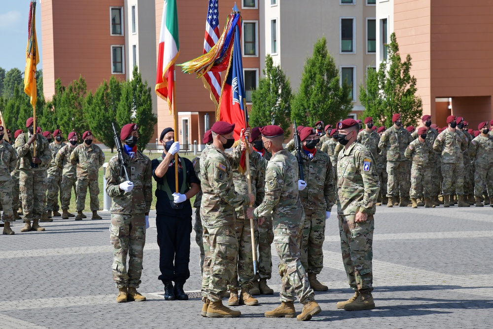 173rd Airborne Brigade Change of Command Ceremony, June 24, 2021