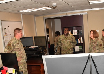 Lt. Gen. Mary O’Brien visits 363d ISR Wing