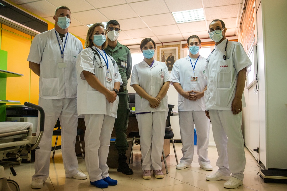 U.S. and Moroccan Forces Provide Medical Treatment