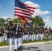 Military Funeral Honors are Conducted for U.S. Marine Corps 1st Lt. John Warner in Section 4