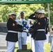 Military Funeral Honors are Conducted for U.S. Marine Corps 1st Lt. John Warner in Section 4