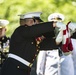 Military Funeral Honors are Conducted for U.S. Marine Corps 1st Lt. John Warner in Section 4