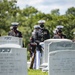 Military Funeral Honors are Conducted for U.S. Marine Corps 1st Lt. John Warner in Section 4