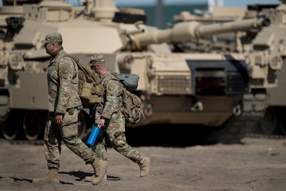 Annual Training Review in Photos - B Company Arrives