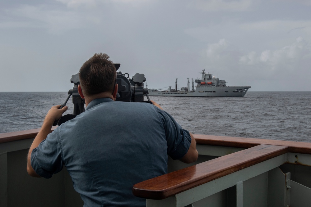 HMCS Shawinigan on Exercise TRADEWINDS 2021