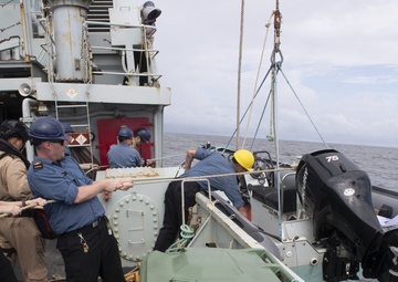 HMCS Shawinigan on Exercise TRADEWINDS 2021