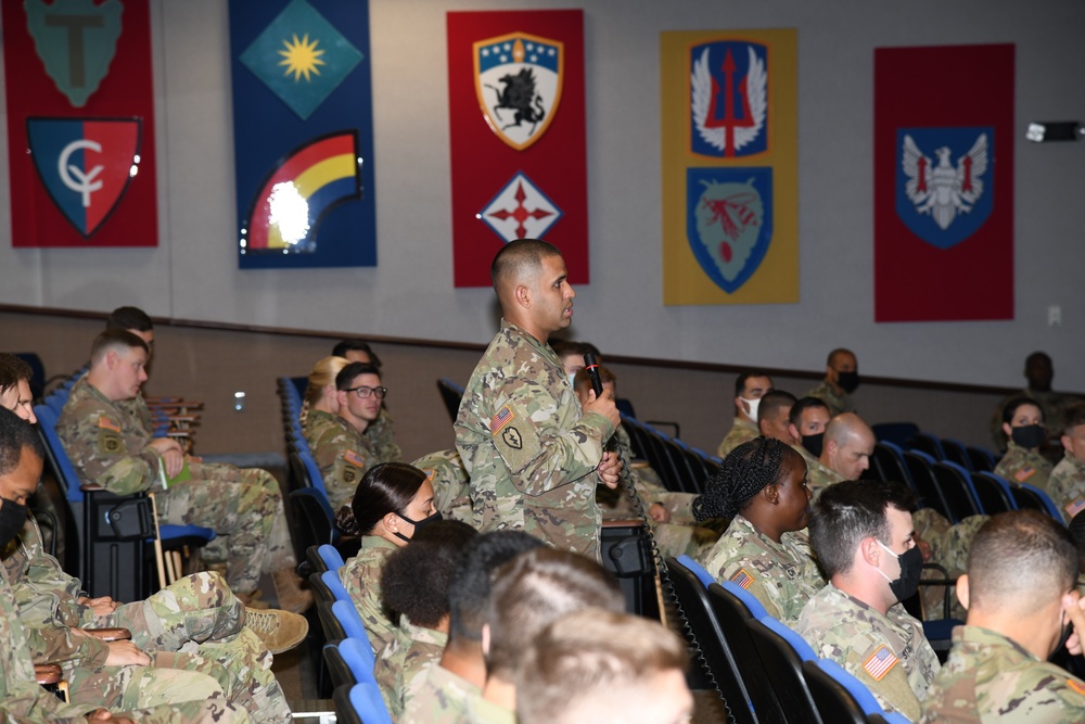 TRADOC CSM Conducts Town Hall at Fort Rucker