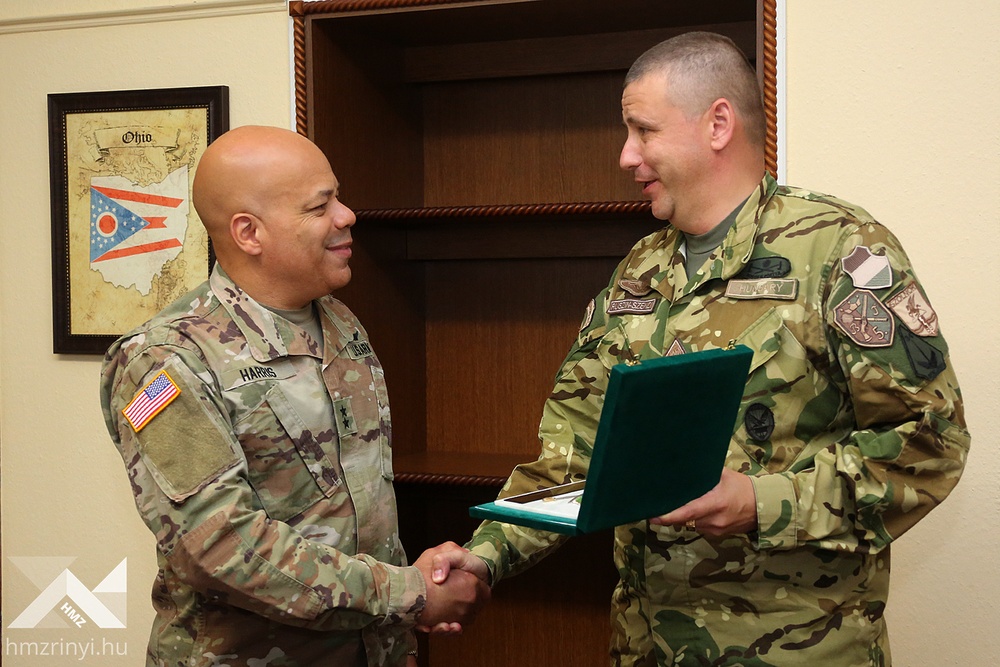 Ohio adjutant general conducts capstone visit with partner Hungary