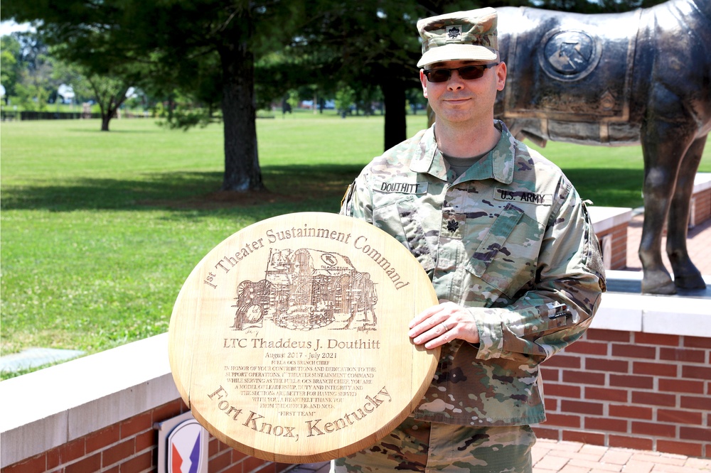 Lt. Col. Douthit Award Ceremony
