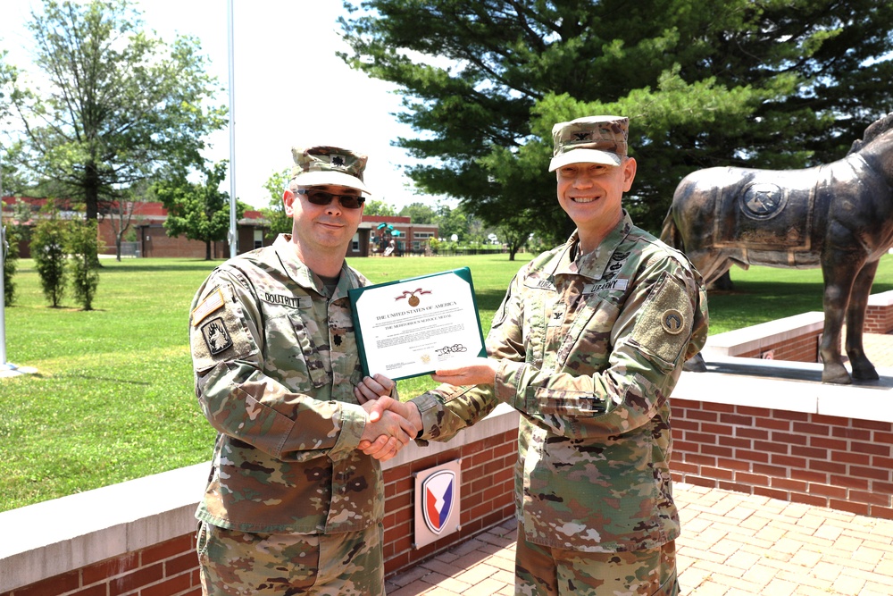 Lt. Col. Douthitt Award Ceremony