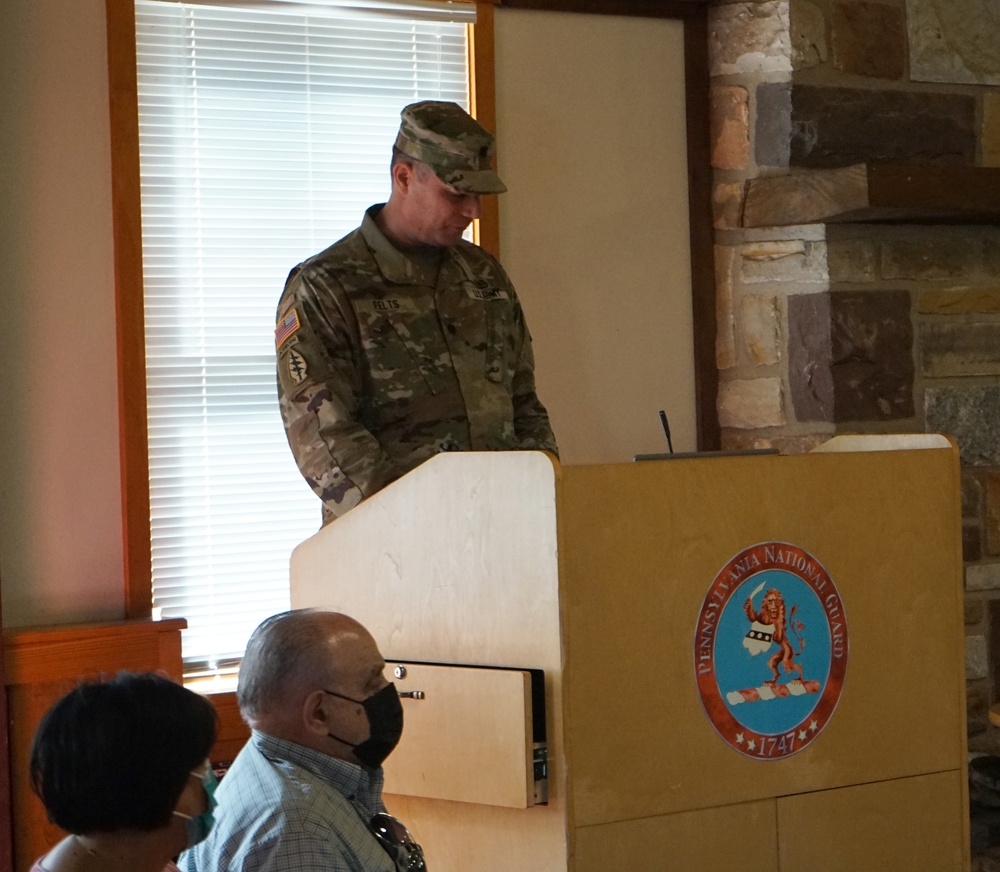 337th Engineer Battalion hold change of command ceremony at Fort Indiantown Gap