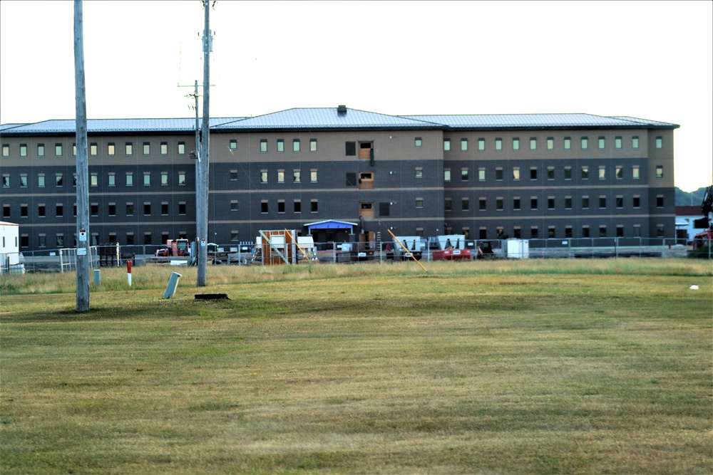 Work on second barracks construction project continues at Fort McCoy