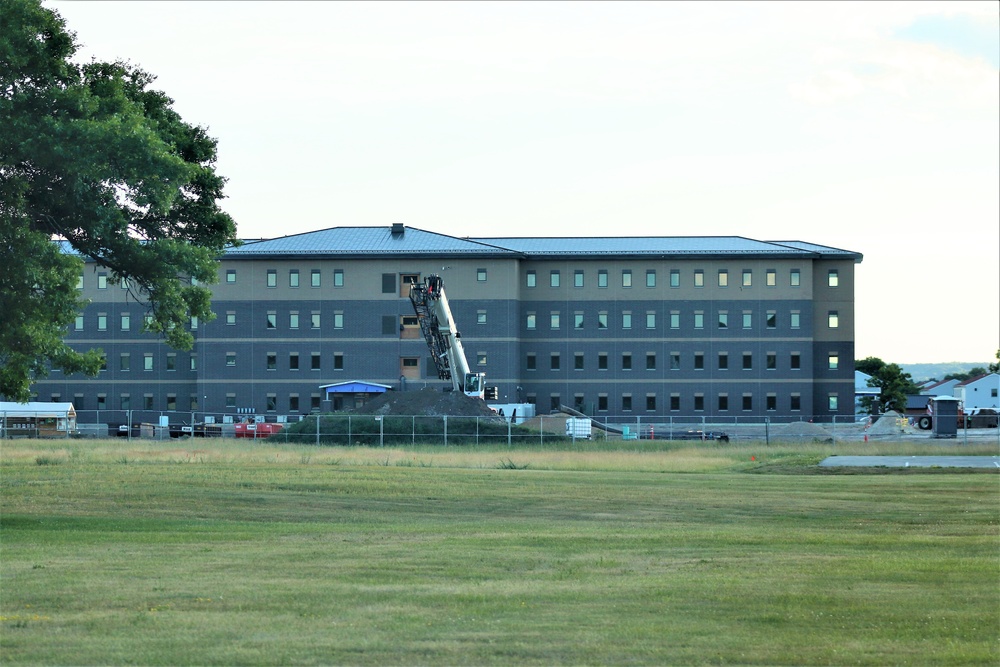 Work on second barracks construction project continues at Fort McCoy