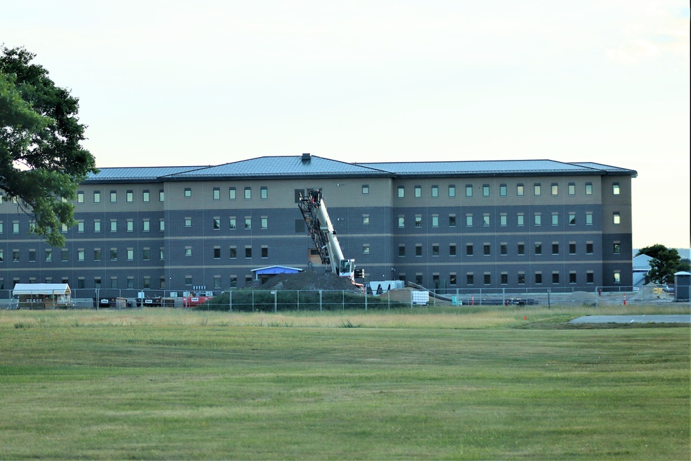 Work on second barracks construction project continues at Fort McCoy