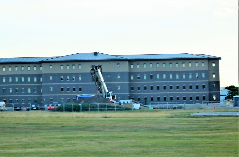 Work on second barracks construction project continues at Fort McCoy