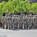 Fort McCoy NCO Academy students hold a formation