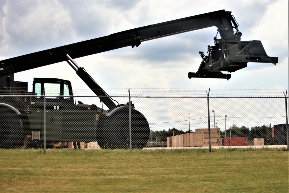 Rough Terrain Cargo Handler at Fort McCoy