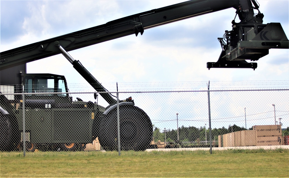 Rough Terrain Cargo Handler at Fort McCoy