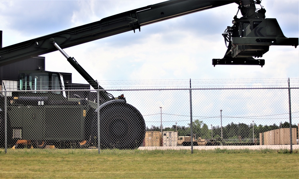 Rough Terrain Cargo Handler at Fort McCoy