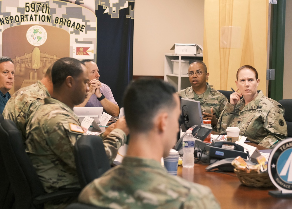 Subject matter experts prepare incoming commanders for transportation mission
