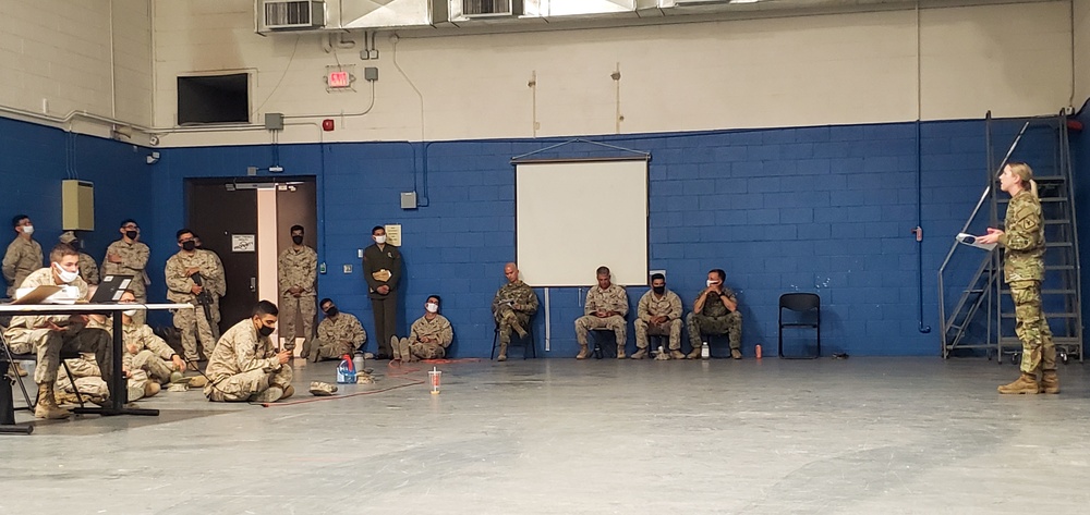 Mobilization Support Force unit provides legal briefs during annual training